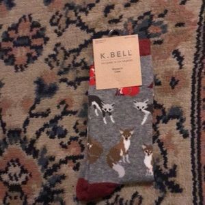 Women’s crew sock (wolf design)